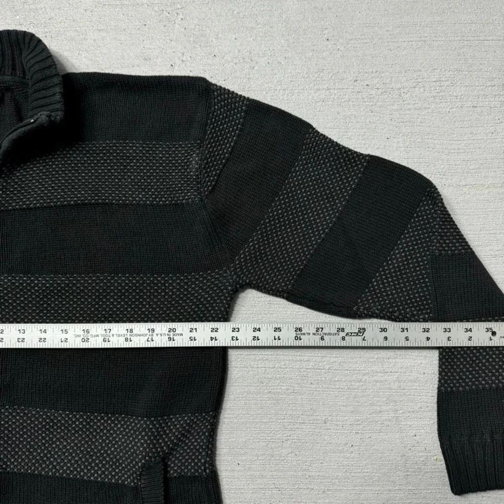 Method Zipup Striped Knit Sweater‎ Size XL